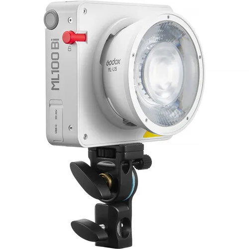 Godox 2 색 휴대용 LED 조명, 비디오 녹화 및 라이브 스트리밍용 사진 램프, 온보드 및 앱 제어, ML100Bi, 120W