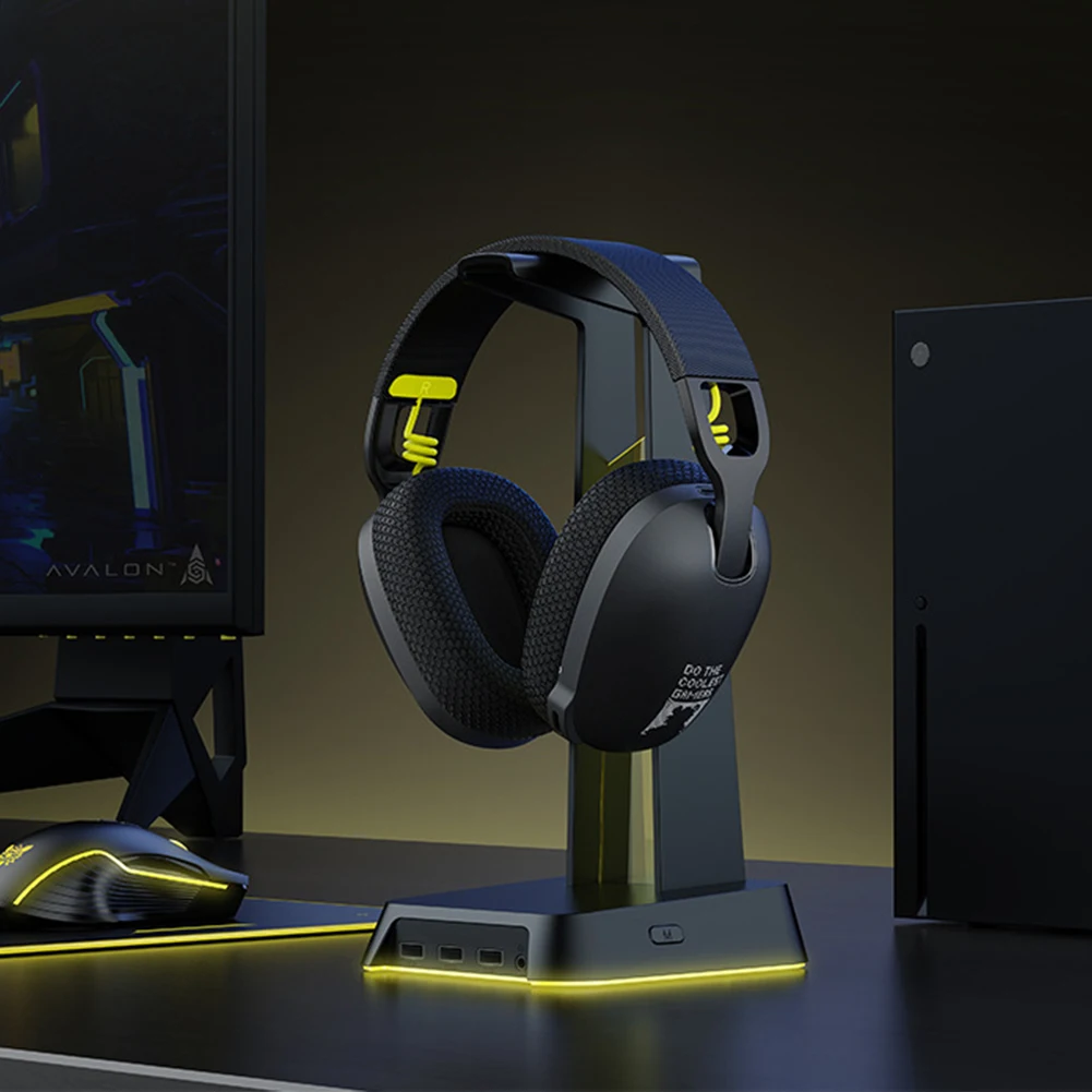 Wireless Headset 2.4GHz/BT 5.3/Wired Gaming Headphones with Noise Canceling Microphone for PS4 PC Laptop