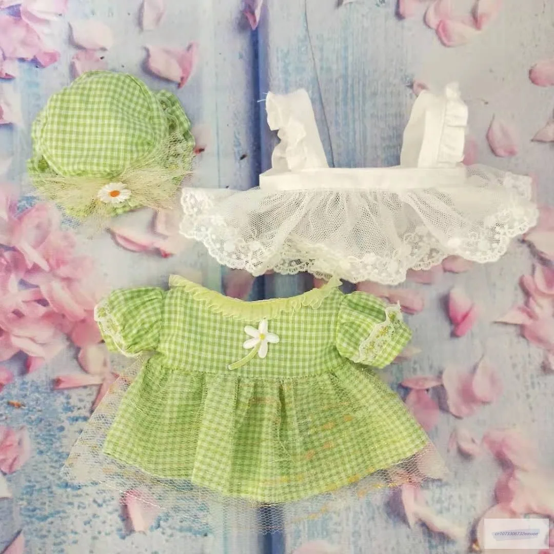 

Doll Clothes Korea Kpop EXO Dress Yarn skirt Plush 20cm Idol Doll Clothes Stray Kids Stuffed Accessories Cute Cartoon Toys Gift