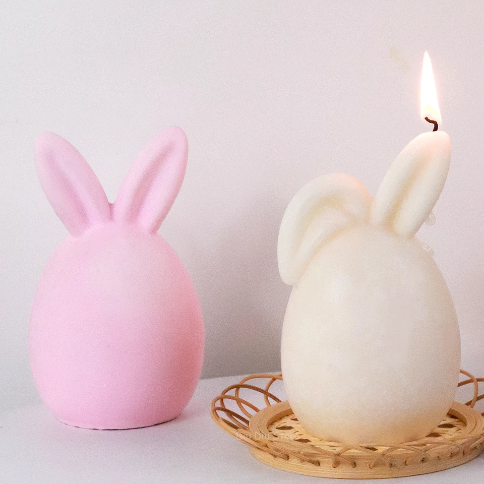 Stampo Da Pandoro Stampo Silicone Conigli Pasqua - Forme 3D Per Candele E Stampo Uova Di Pasqua Grande