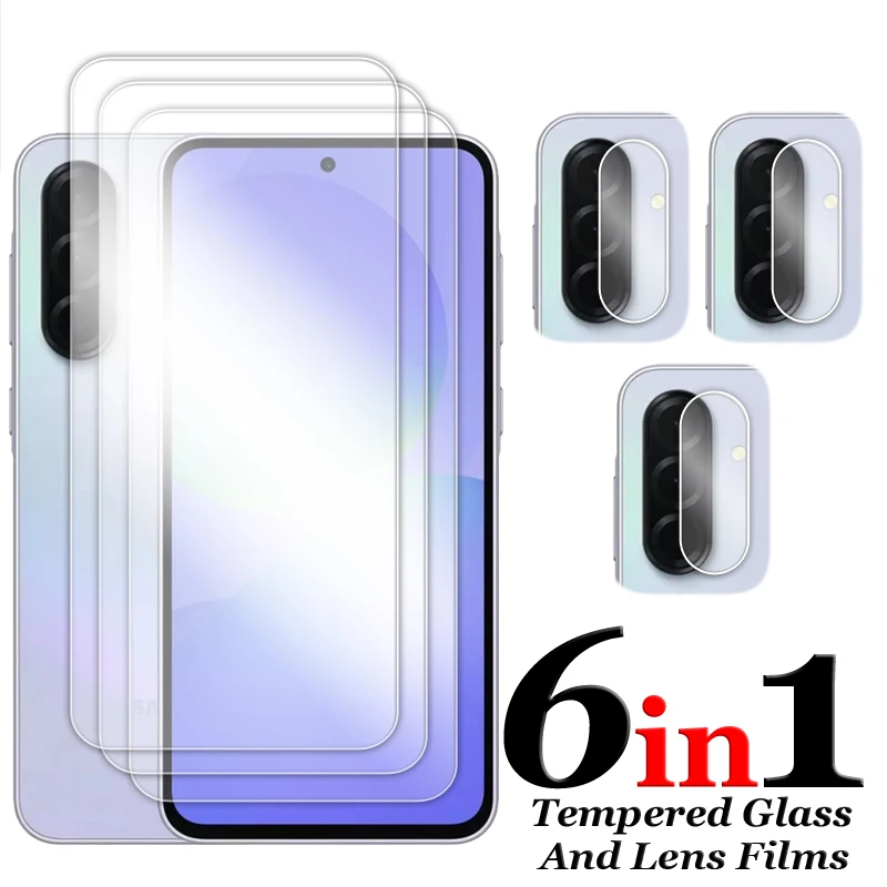 Für Samsung Galaxy A56 5G Glas Für Samsung Galaxy A06 A16 A26 A36 A56 Screen Protector Volle Kleber Gehärtetem glas Schutz Film – Detail 1