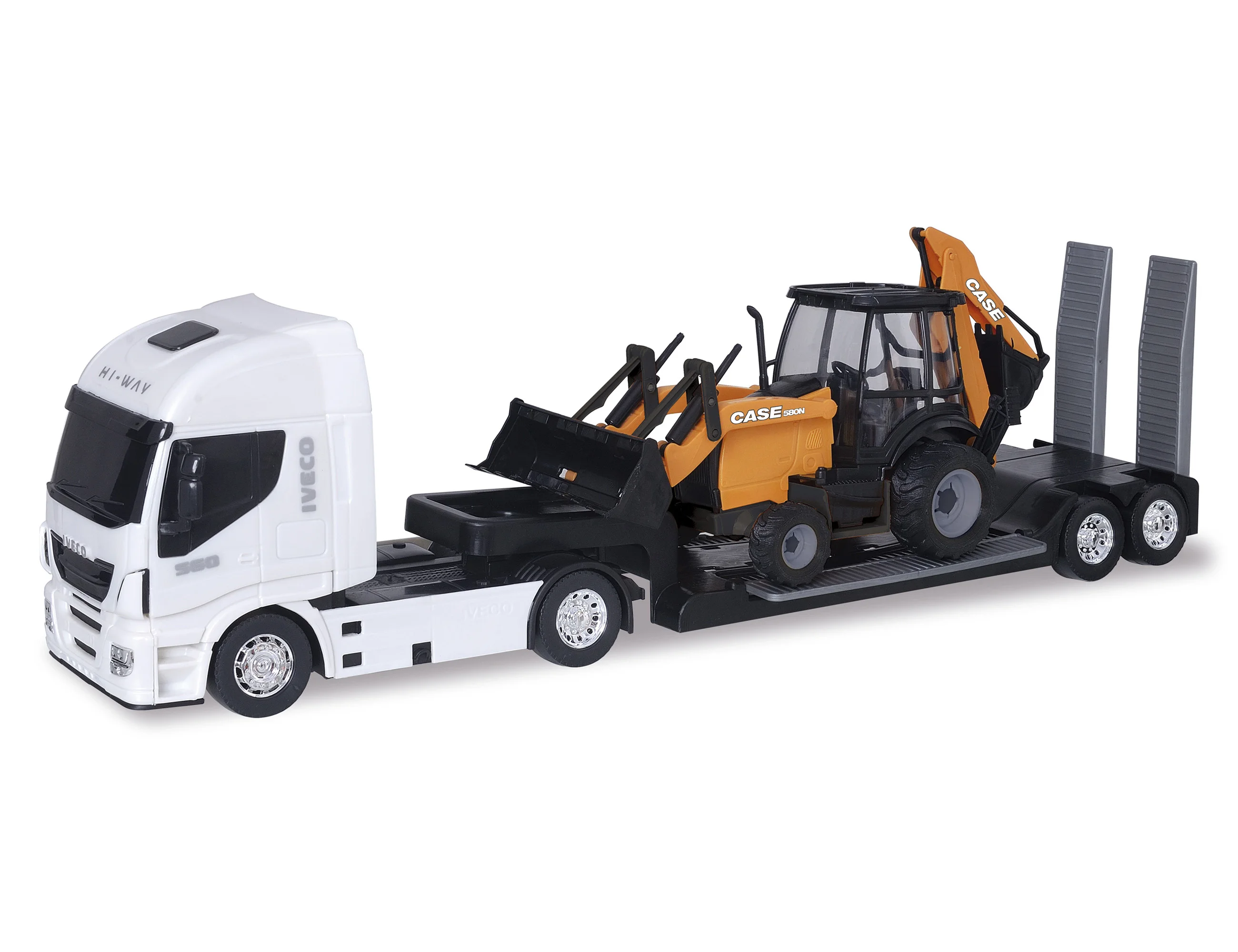 Brinquedo Caminhão Miniatura Infantil Iveco Hi Way Caçamba