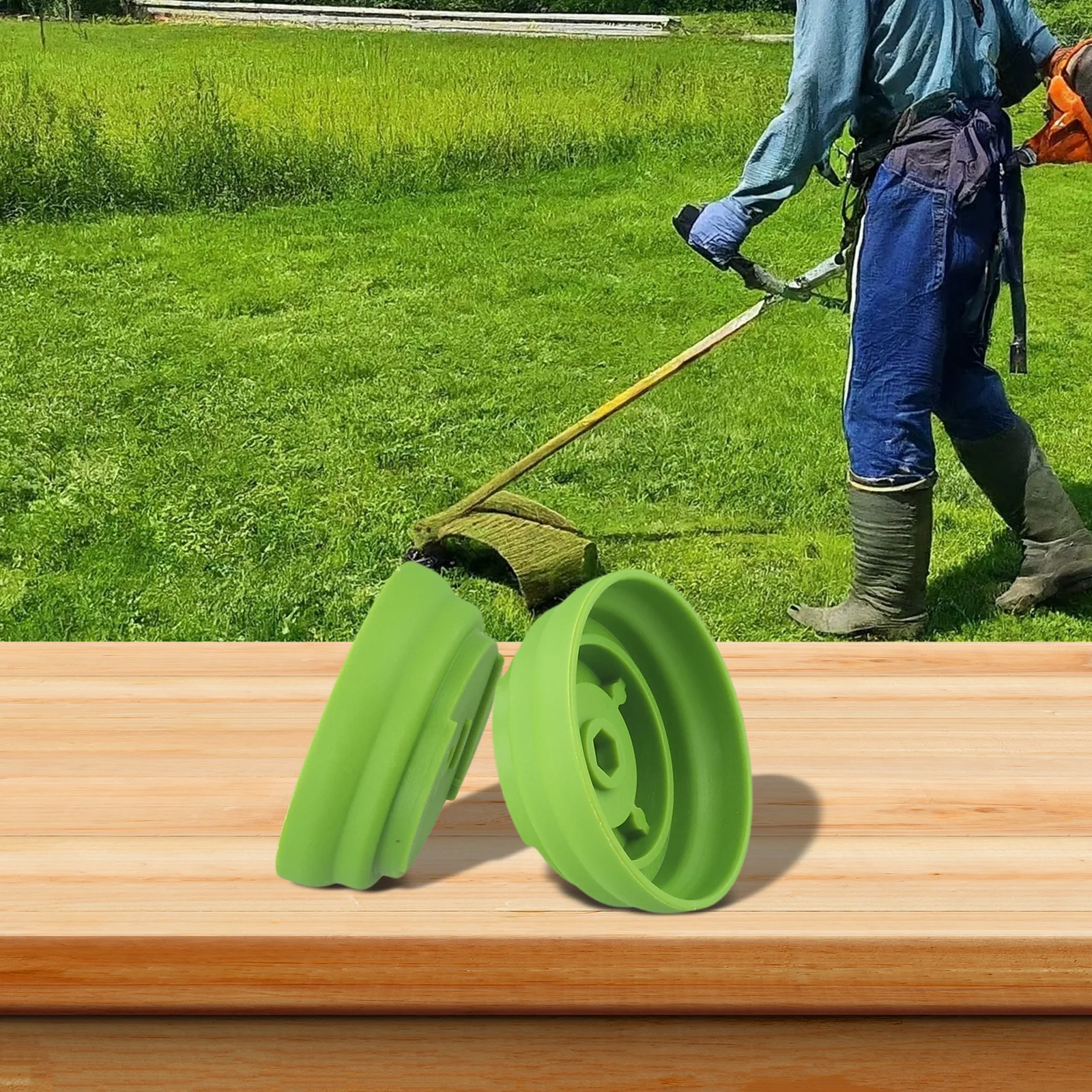 1/2pcs Blade Base For Electric Cordless Grass Trimmer Strimmer Tools Garden Trimmers Lawn Mower Blades Holder Accessories