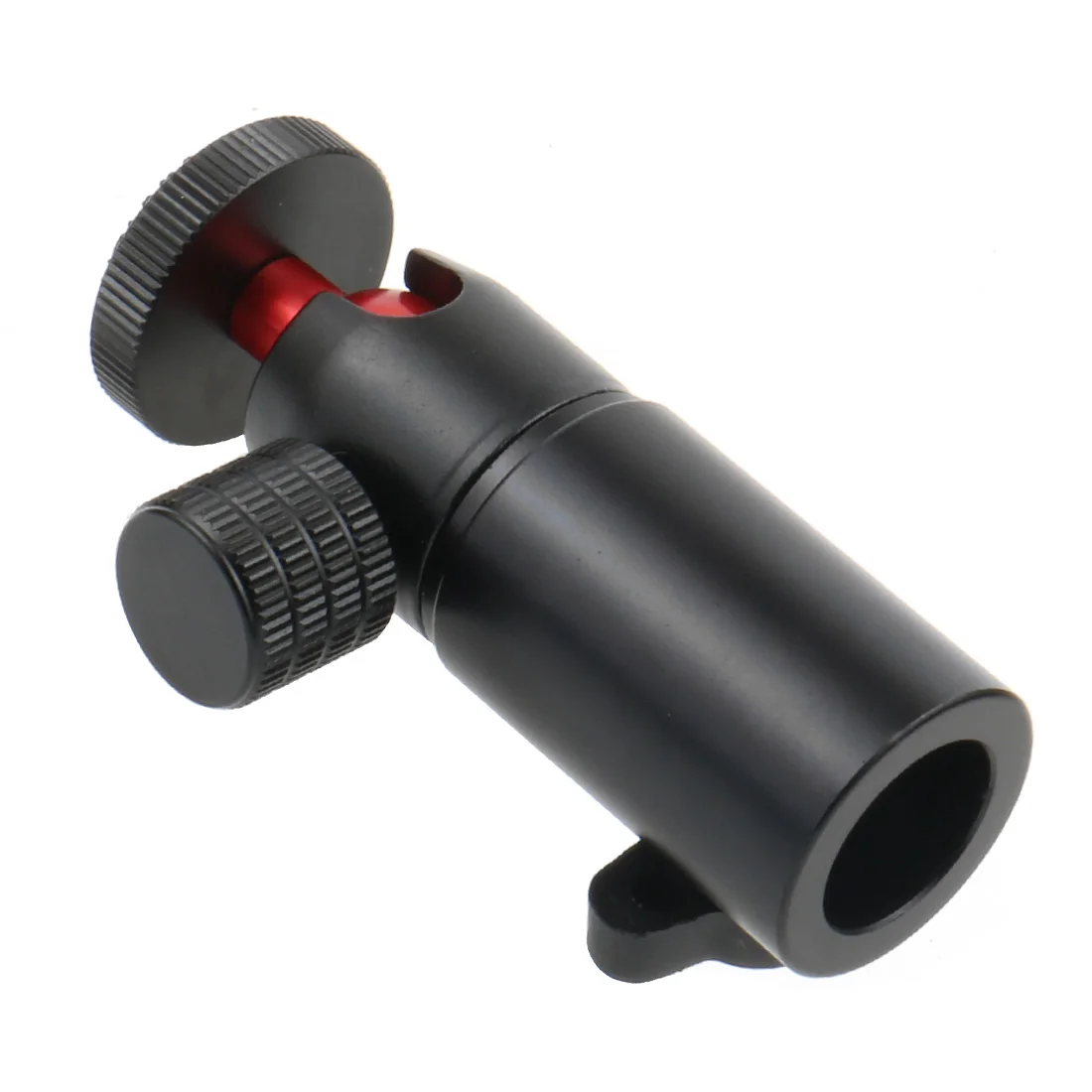 플래시 삼각대 어댑터 볼 헤드 1/4 인치 나사 알루미늄 합금 휴대 전화 DSLR 카메라 라이트 B 유형 우산 스탠드 홀더