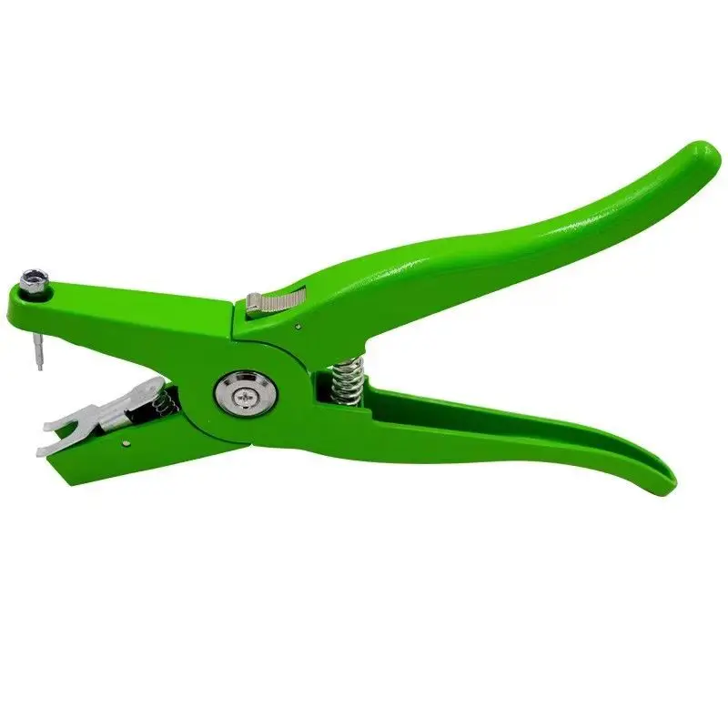 1Pcs Ear Tag Clamp & Cutter Pliers Tag Applicators Farm Animal Metal Ear Thorn Tongs Swine Cow Sheep Rabbit Identification Tool 4