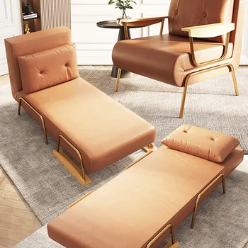 성인용 접이식 침대, 이중 용도, 단일 접이식, 다기능 더블 홈, 소형 아파트, 거실, 발코니, 인조 가죽 K-STAR