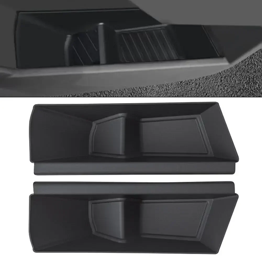 Car Door Side Storage Box Storage Organizer Tray For TESLA For Cybertruck Door Armrest Umbrella Trash Can Washable Tidying