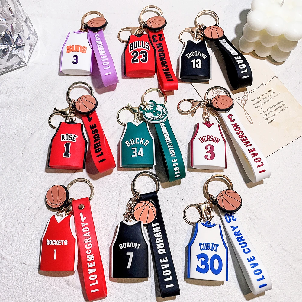 BASKETBALL CHARM KEY RING – Landfill to Luxury