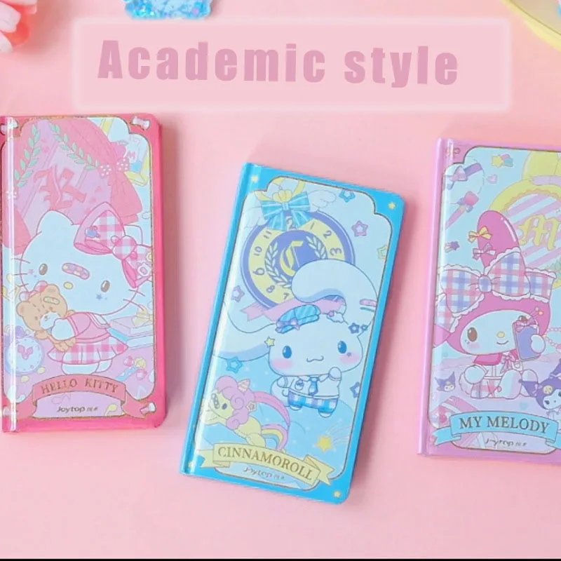 

Блокнот Sanrios в стиле аниме Hellokitty, мультяшный блокнот Kuromi, красивая бумага для защиты глаз с резиновым рукавом, студенческий подарок на день рождения