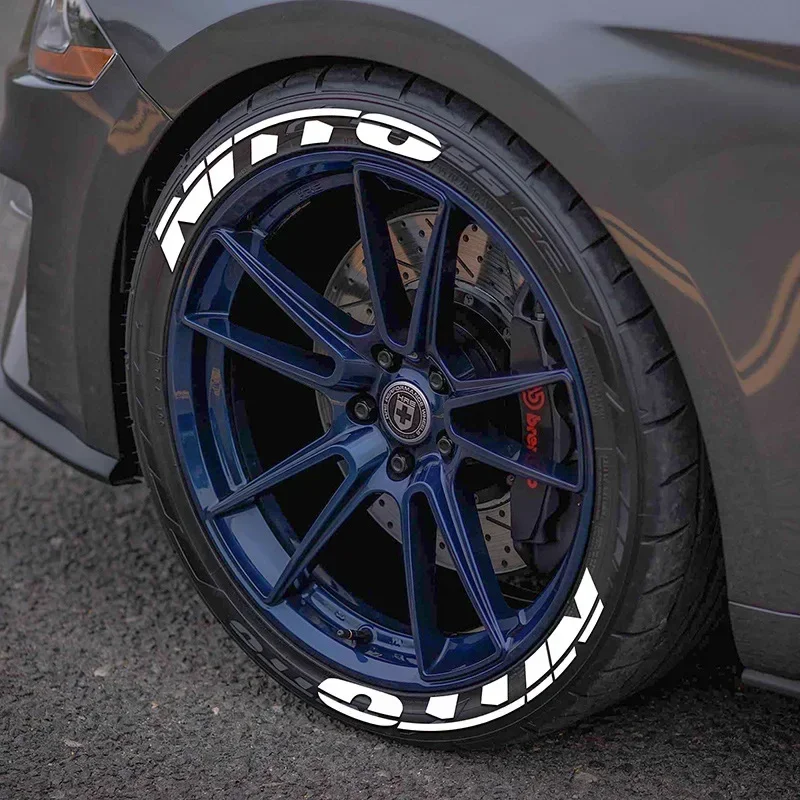 CarTireLetterStickersDIYPersonalizedModifiedWheelHubDecoration