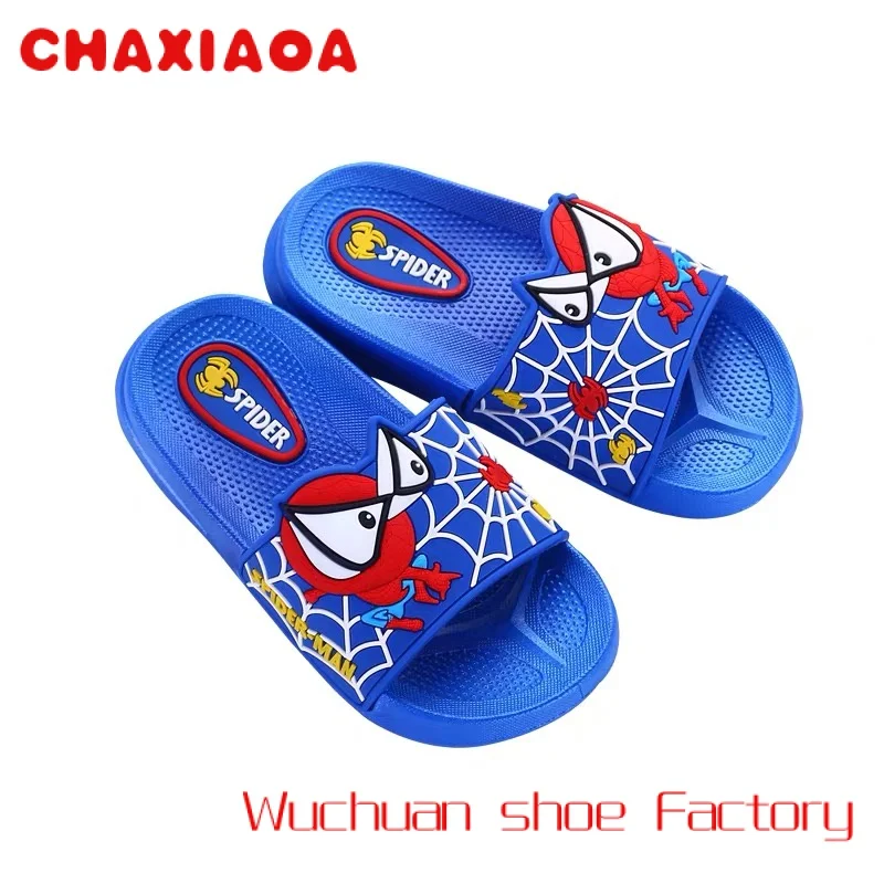 

Boys Gender PVC Spider Man Children Cartoon Animation character Slippers Kids Sandals