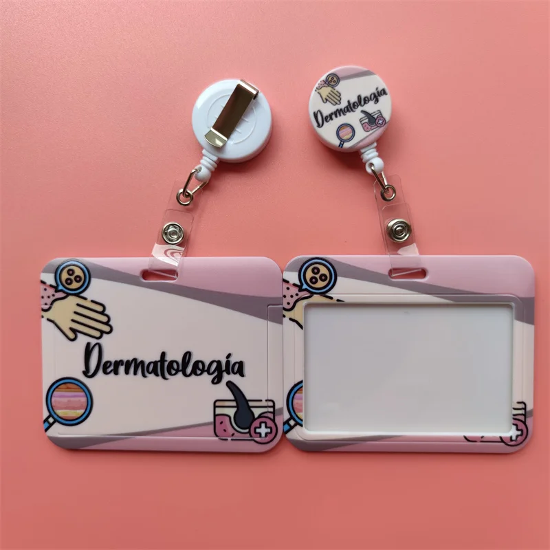 Arzt, Krankenschwester, einziehbarer Schnallen-Clip, Kartenhalter, horizontal, Business-Abzeichen, Rolle, Clip, Karteninhaber, Krankenhausarbeiter, zum Aufhängen, Ausweishalten – Detail 25