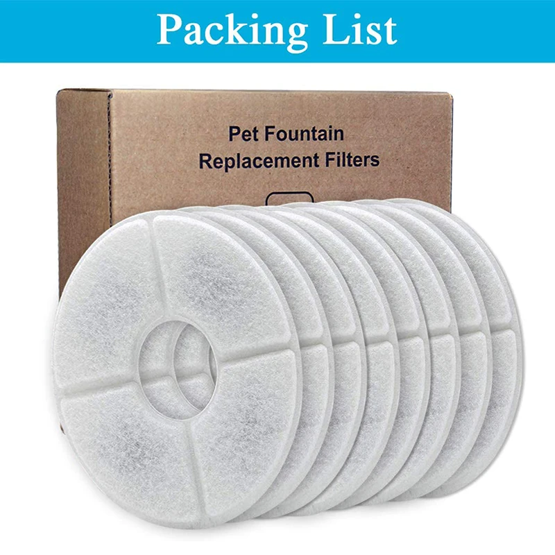 Activated Carbon Filter for Cat Water Fountain