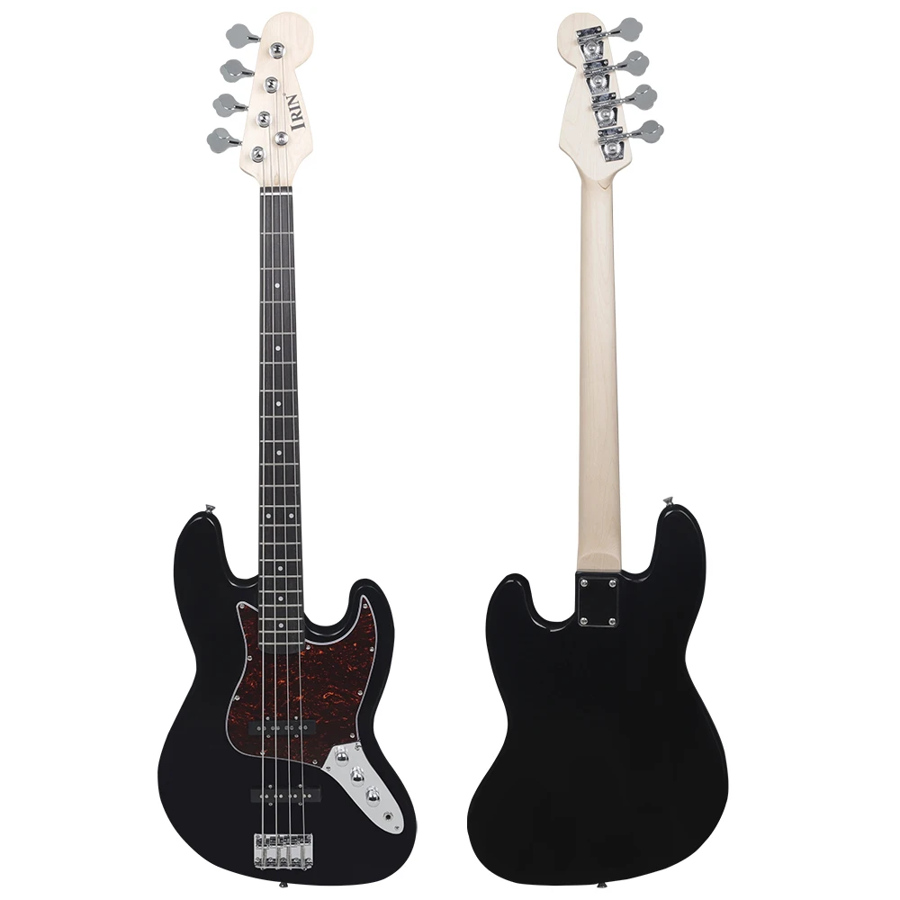 Electric Bass Guitar 4 Strings/5 Strings Bass Guitar Maple Body Electric Bass Guitar Stringed Musical Instrument Connection Cable