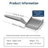 Men's Gradient Hairstyle Comb Hair Cutting Tool Professional Hair Comb Styling Tools Men Flat Top Guide Comb Haircut Clipper 5