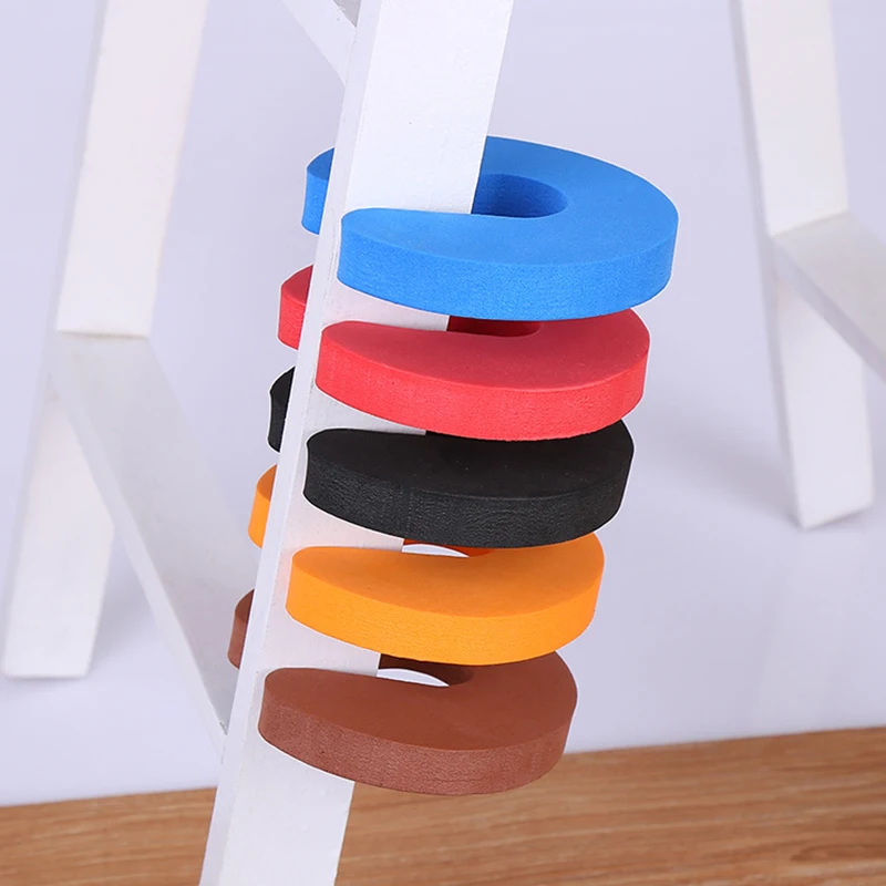 5Pcs Soft Foam Door Stopper Protection Baby Safety Keeps Doors From Slamming Prevents Finger Pinch Injuries