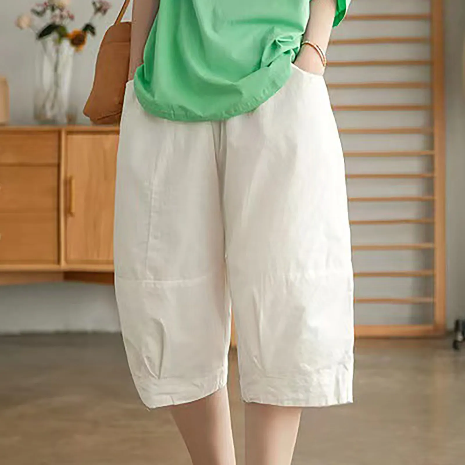 Plus Basic Bending Half Pants IG09 - Lewkin