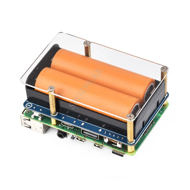 Raspberry pi Uninterruptible Power Supply 5v Ups Hat Suporta 21700 li Battery Não Incluído