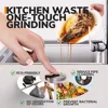 MIUI Continuous Feed Garbage Disposal with Sound Reduction,1/2 HP Stainless Steel Food Waste Grinding System,Power Cord Included 4