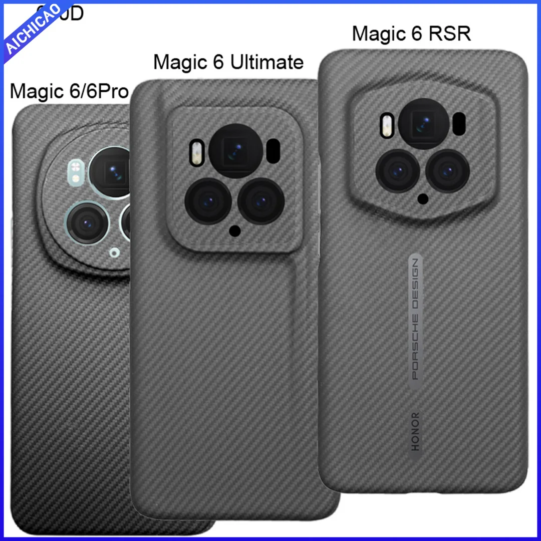 ACC-Carbon Real Carbon Fiber Case for Huawei Honor Magic 6 Ultimate Aramid Fiber Ultra-thin  Anti-drop Cover Magic 6 RSR Case