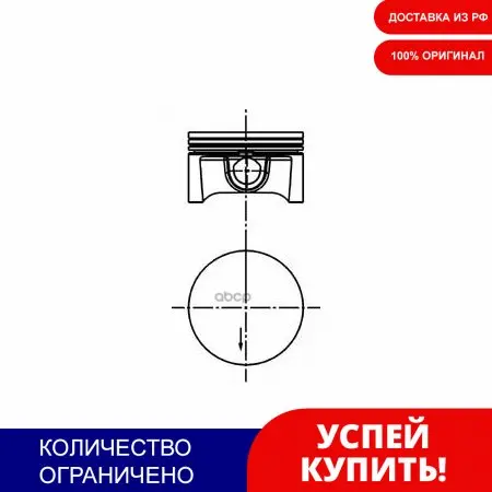 Piston Dm.79.00x1.2x1.2x2.0 + 0.50 Price for 1 PCS KS ITEM NO. 40388620. cylinder gas pressure piston forcer pumps compressors | Автомобили