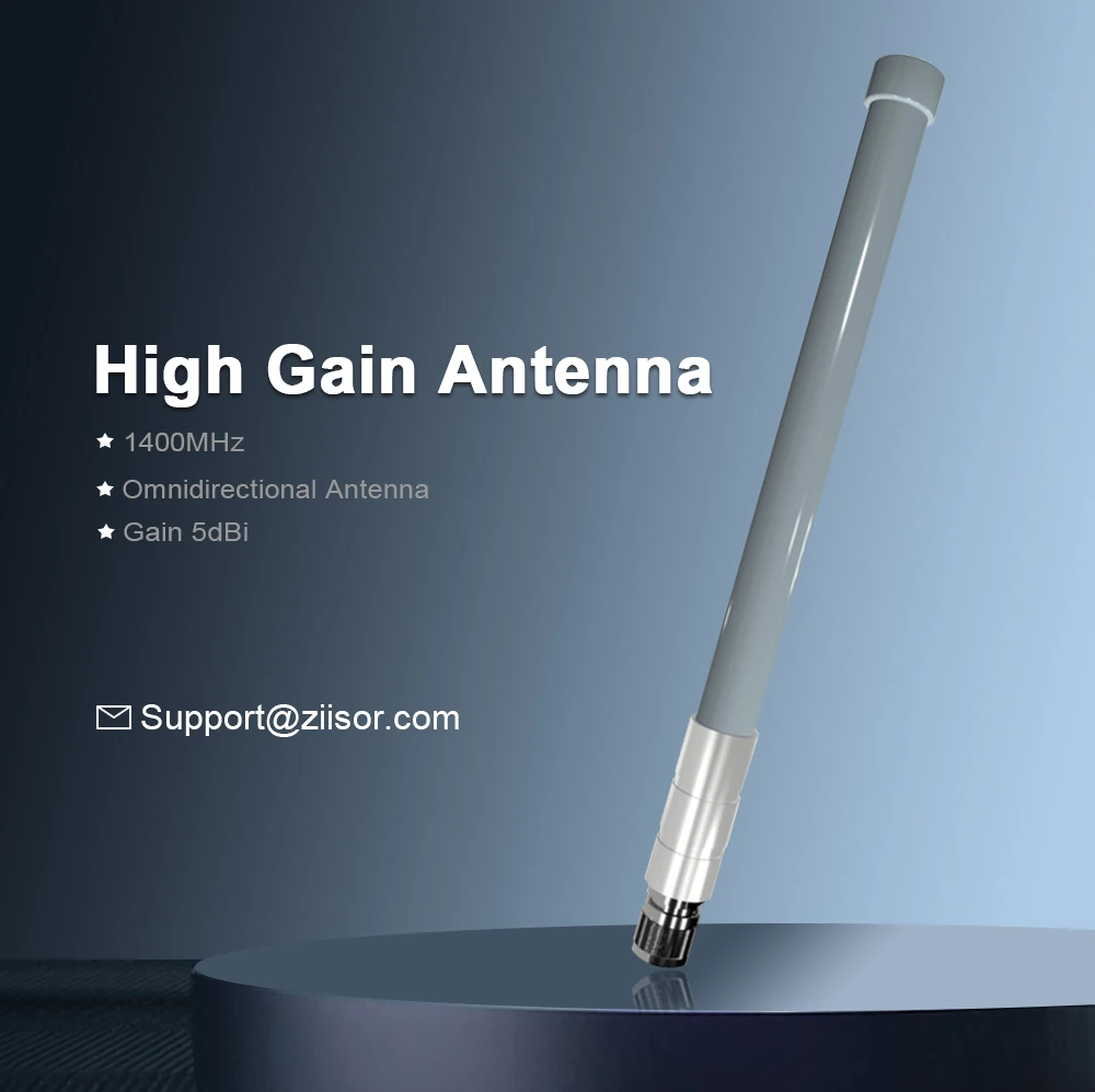 1250MHz Outdoor 1300 MHz Antenna Fiberglass 1400MHz 5dBi for Long Distance Trans