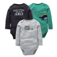 Spring Autumn Baby Bodysuits 3/4/5PCS Long Sleeve Baby Boy Girl Clothes 100% Cotton Newborn Body Infant 0-24Month Bebe Jumpsuit 3