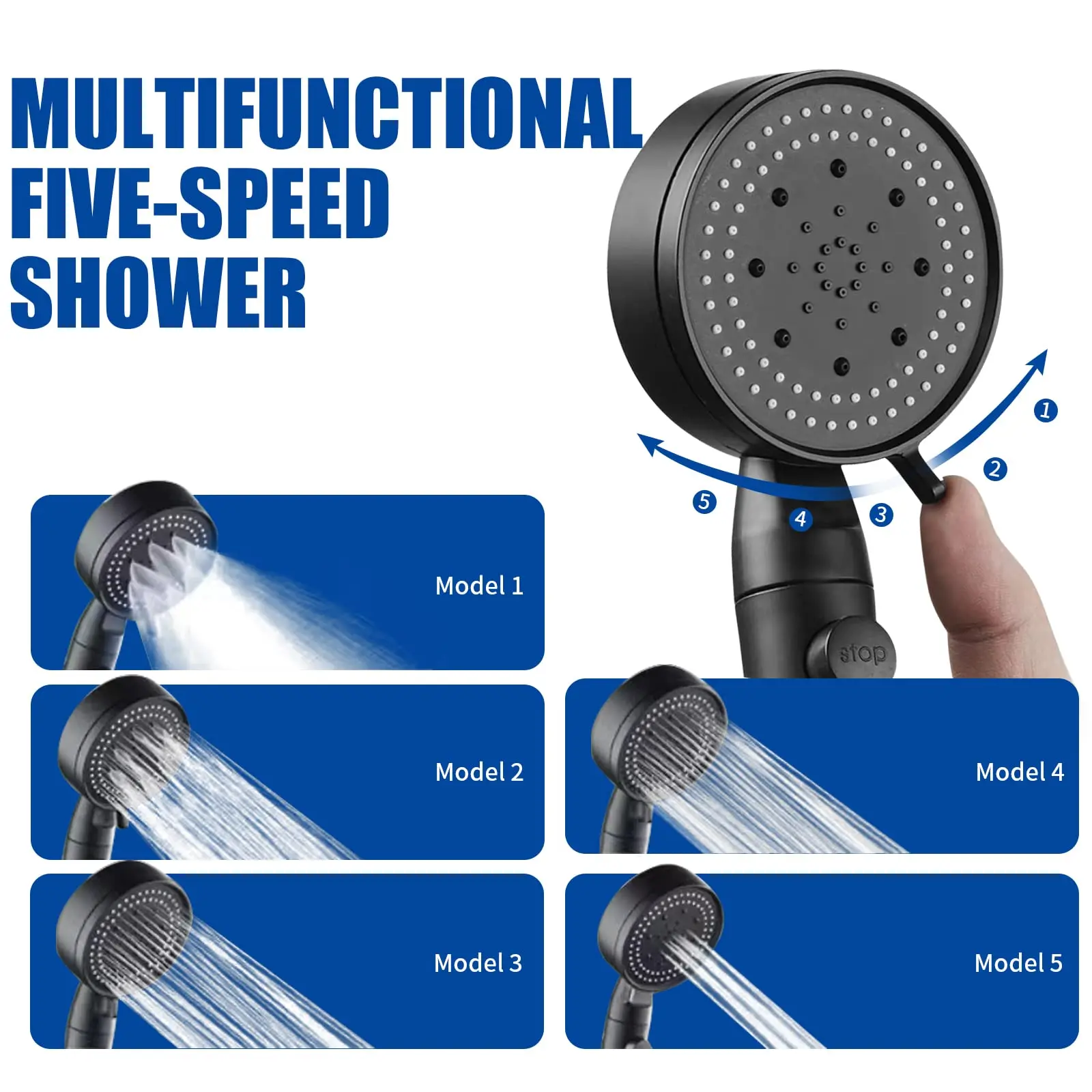 12L/16L/18L Tankless Water Heater Outdoor Portable Gas Hot Water Heater Instant Propane with Digital Display