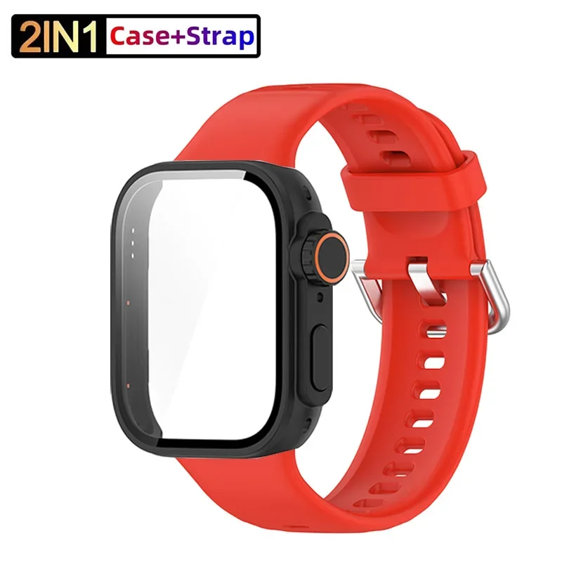 Premium Silicone Strap with Ultra2 Case and Screen Protector
