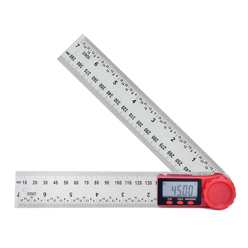 Digital Angle Protractor Angle Measuring Tool 200mm 8''