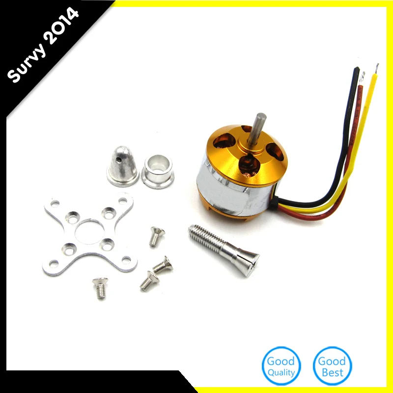 1Pcs A2212 Brushless Motor 930Kv For Rc Aircraft Plane Multi-Copter Brushless Outrunner Moto Diy Electronics