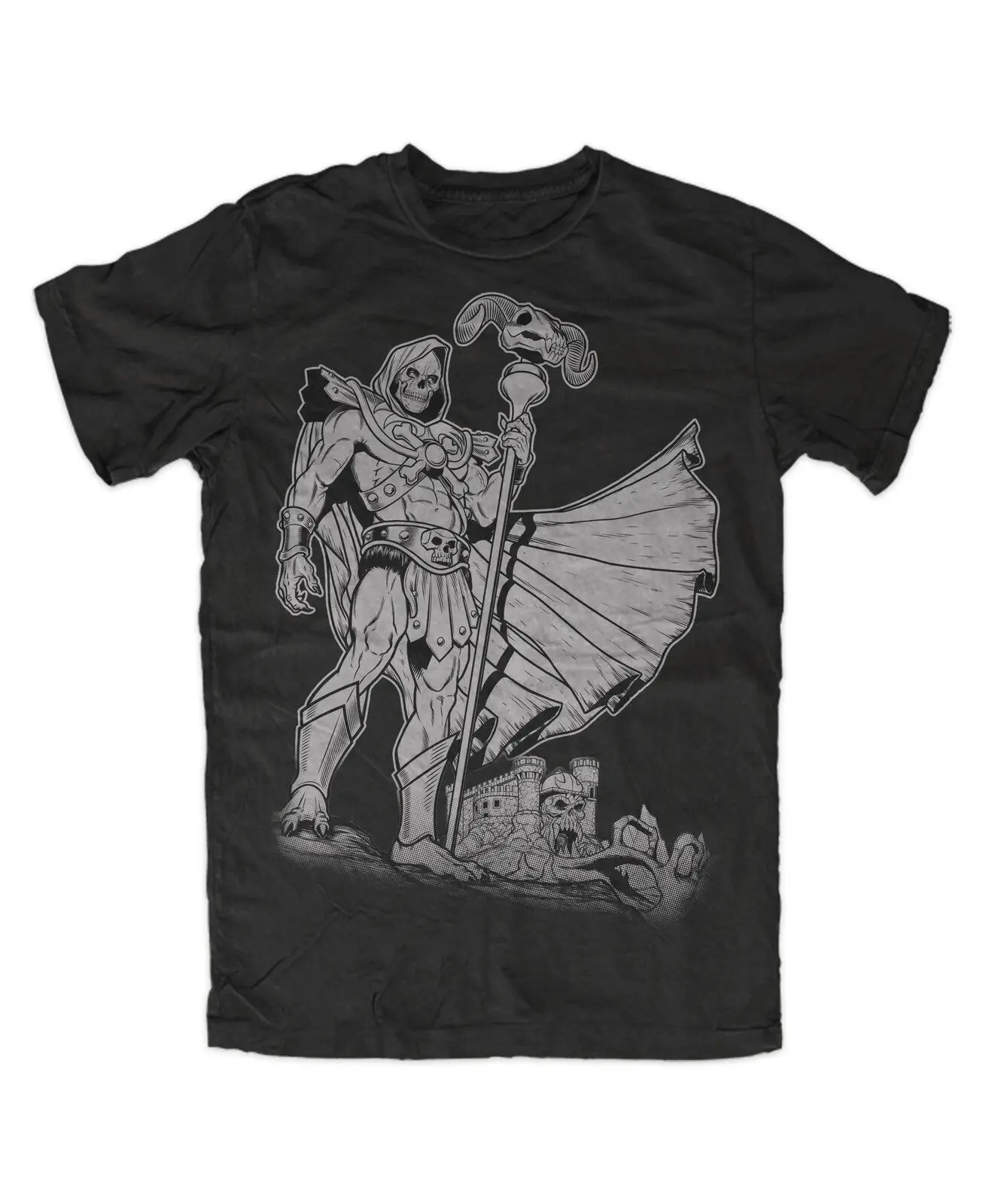 Skeletor Premium T Shirt Motu Cult Universe Masters He Man Snake Mountain