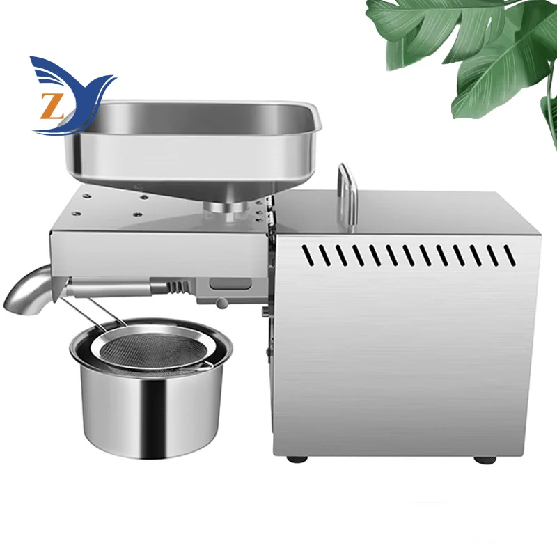 Oil Pressers Machine K28C Kitchen Seeds Sunflower Sesame Coconut Peanut Vegetable Bean Hot Cold Home Commercial Extraction Maker 4