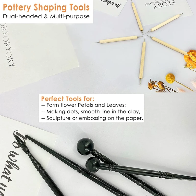 router woodworking 26 Pcs Polymer Clay Sculpting Tools Kit Pottery Modeling Tool Acrylic Board Ceramic Clay Carving Tools Set For Potters woodworking boring machine