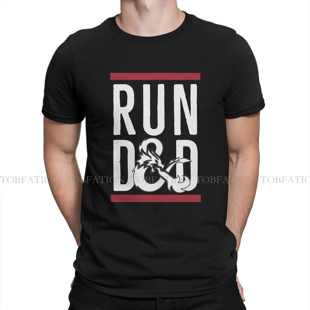 

DnD Game 100% Cotton TShirt Run DND Classic Classic T Shirt Oversized Men Clothes Ofertas Big Sale