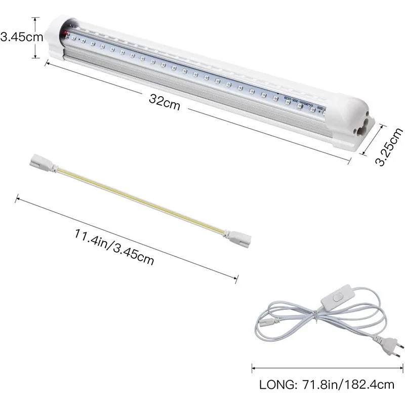 10W AC 85-265V Input UV Light Tube Bar Type Purple UVA LED Lighting 365nm 395nm KTV Bar Ink Curing 5V USB UV uv curing lamp