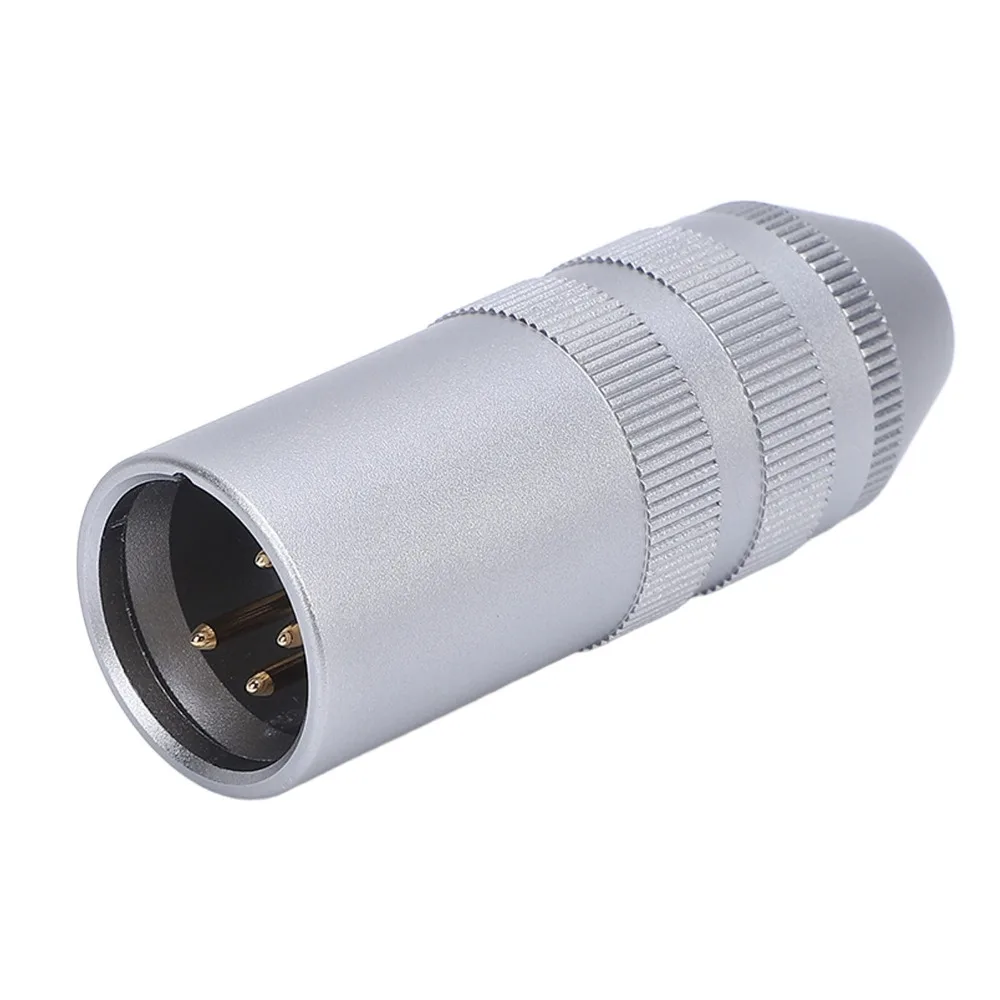 메탈 4핀 XLR 남성 커넥터 플러그 앤 플레이 사운드 전송 XLR 남성-3.5mm 밸런스드 여성 마이크 어댑터 (믹서용)