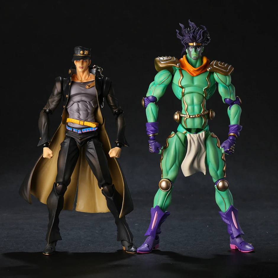 

Super Action Statue BIG JoJo's Bizarre Adventure Star Platinum Jotaro Kujo Movable Assemble Figure Figurine Model Toy