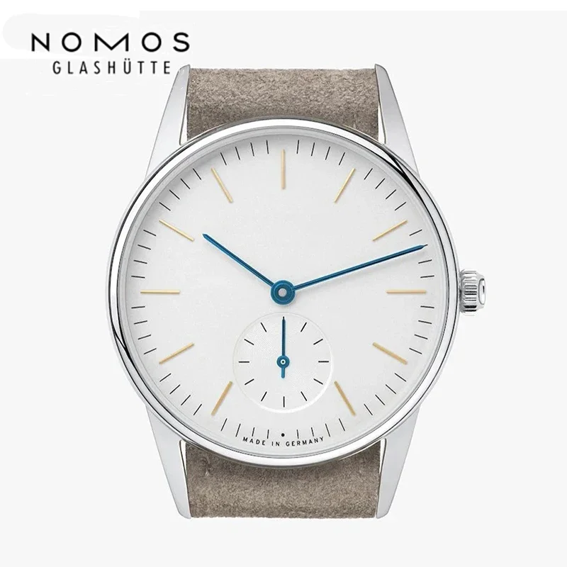 Часы наручные NOMOS Мужские кварцевые, деловые с двумя с половиной иглами, из нержавеющей стали, для аналоговых серий