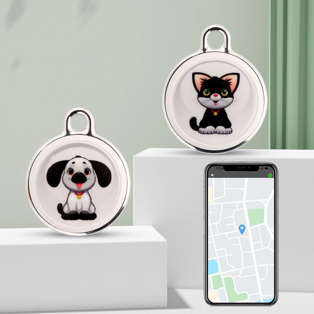 Real-time Tracking Dog Cat Collar Bluetooth-compatible Anti-Lost GPS Tracker for Dogs Cats