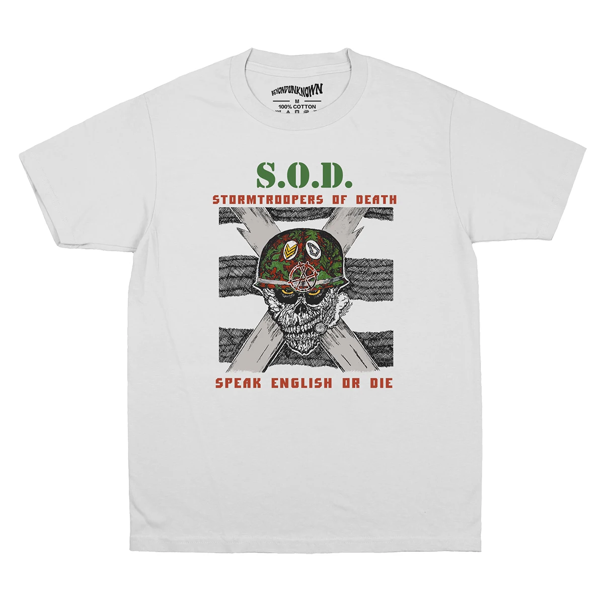 S.O.D. T-Shirt Speak English Or Die Thrash Crossover D.R.I.