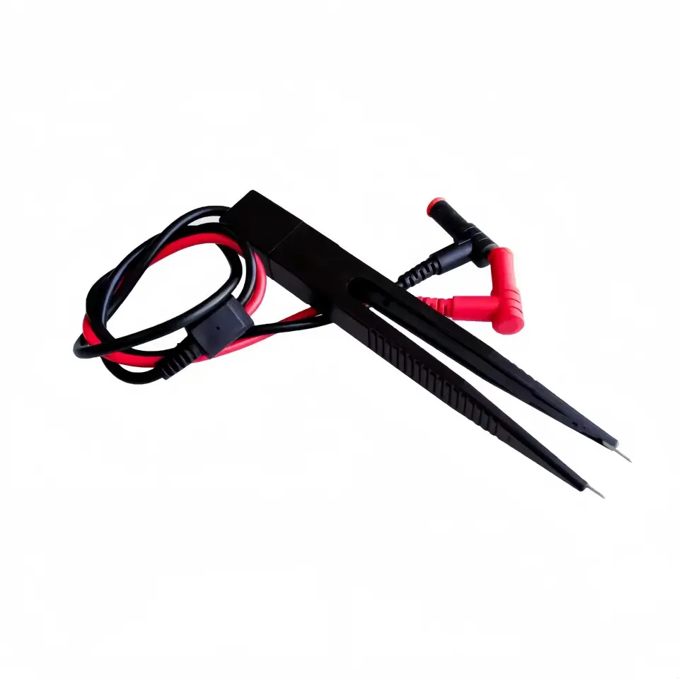 Clip Test Pen SMD Multimeter Probe Tweezers Patch For Capacitance Inductance Resistor chip components Multi-Use Electric Tool image 3
