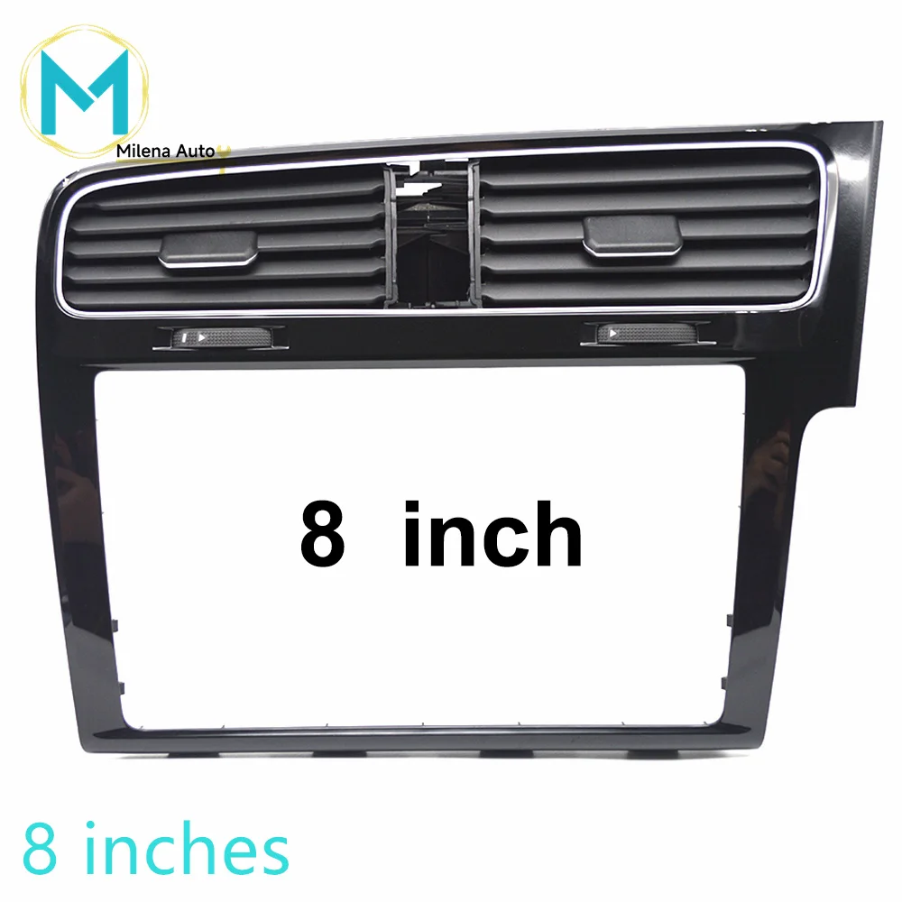 

For Golf 7 Mk7 MIB 8/9.2inches Right Hand Drive RHD MIB Panel Trim Plastic Frame with Air Vent Outlet 5G2 819 743