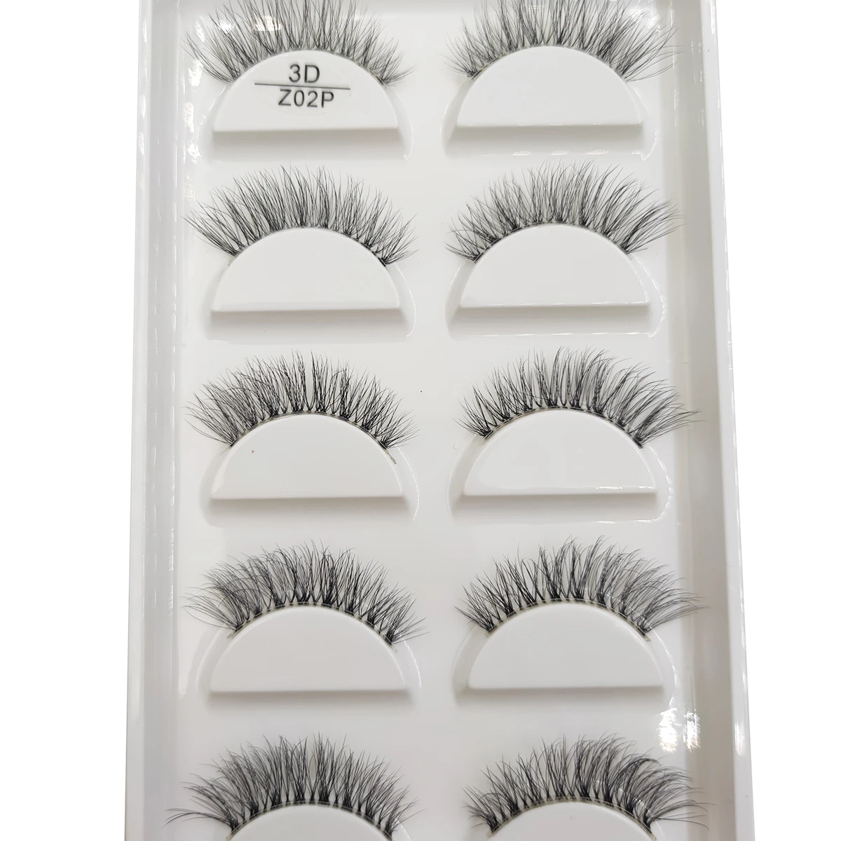 Cílios de vison 3D transparentes, cílios postiços transparentes naturais, cílios invisíveis macios, cílios falsos de maquiagem fina, H13 X08, 5 pares 10