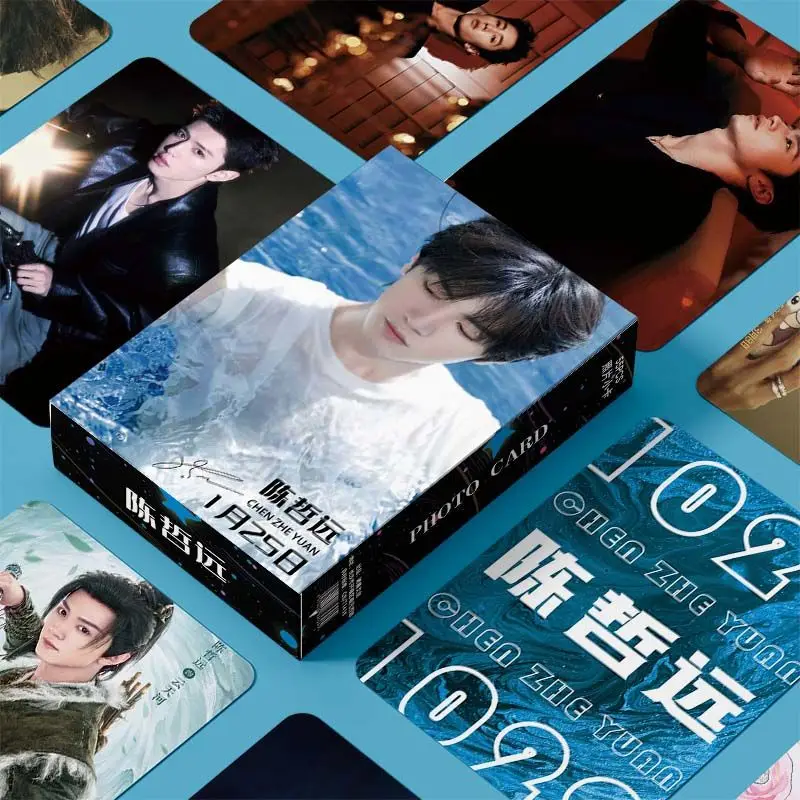 55pcs/Box Chen Zheyuan Mini Card Laser Lomo Card Fans Collection Gifts