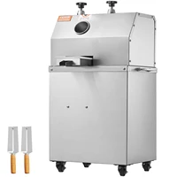 VEVOR Electric Sugar Cane Juicer,750W Sugarcane Juicer Machine w/661LBS/H High Output,3 Stainless Steel Rollers,2.4" Large Inlet 1