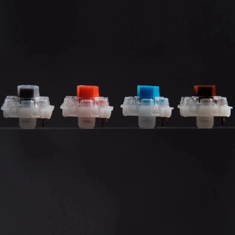 Gateron Low Profile Switch 2.0 Ks33 Vermelho Azul Marrom Pin para Interruptores de Teclado Mecânico Gk61 Gk87 - Imagem 5