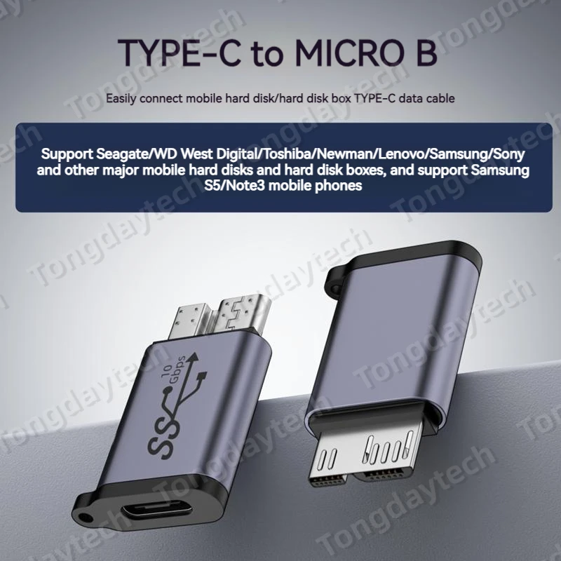 Metal Micro B OTG USB 3.0 Type C Adapter for Samsung S5 Note3 Hard Disk Box otg adapter,usb to type c adapter,type c adapter