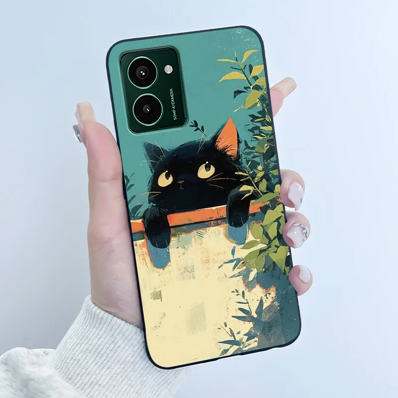 Cute Cartoon Soft Silicone Phone Case - Protective & Durable Cover