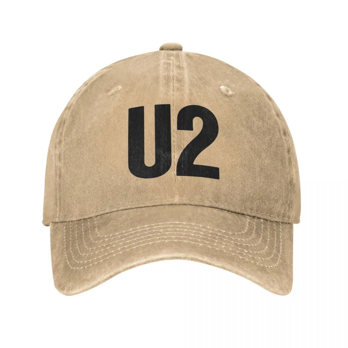 U2 Band Washed Baseball Cap Popular Logo Cute Hip Hop Hats Spring Women Outdoor Custom Baseball Caps 2